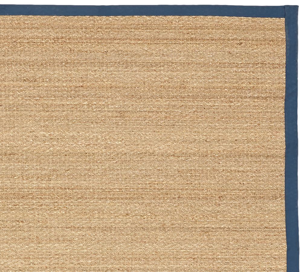 Custom Color-Bound Seagrass Rug, 12 x 2', Natural Border | Pottery Barn (US)