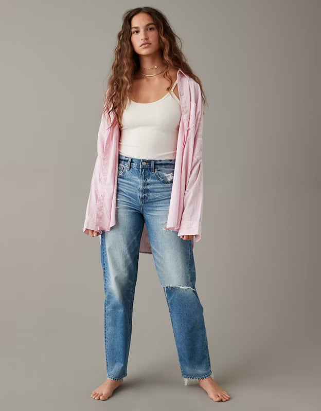 AE Go Big Oversized Shirt | American Eagle Outfitters (US & CA)