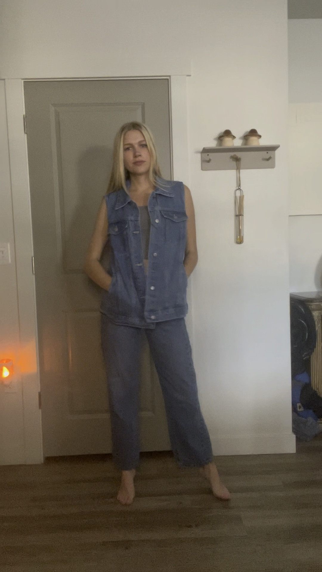 A fall staple!!! This vest is what denim dreams are made of. 🍂 #falloutfit

#LTKSale #LTKstyletip #LTKunder50