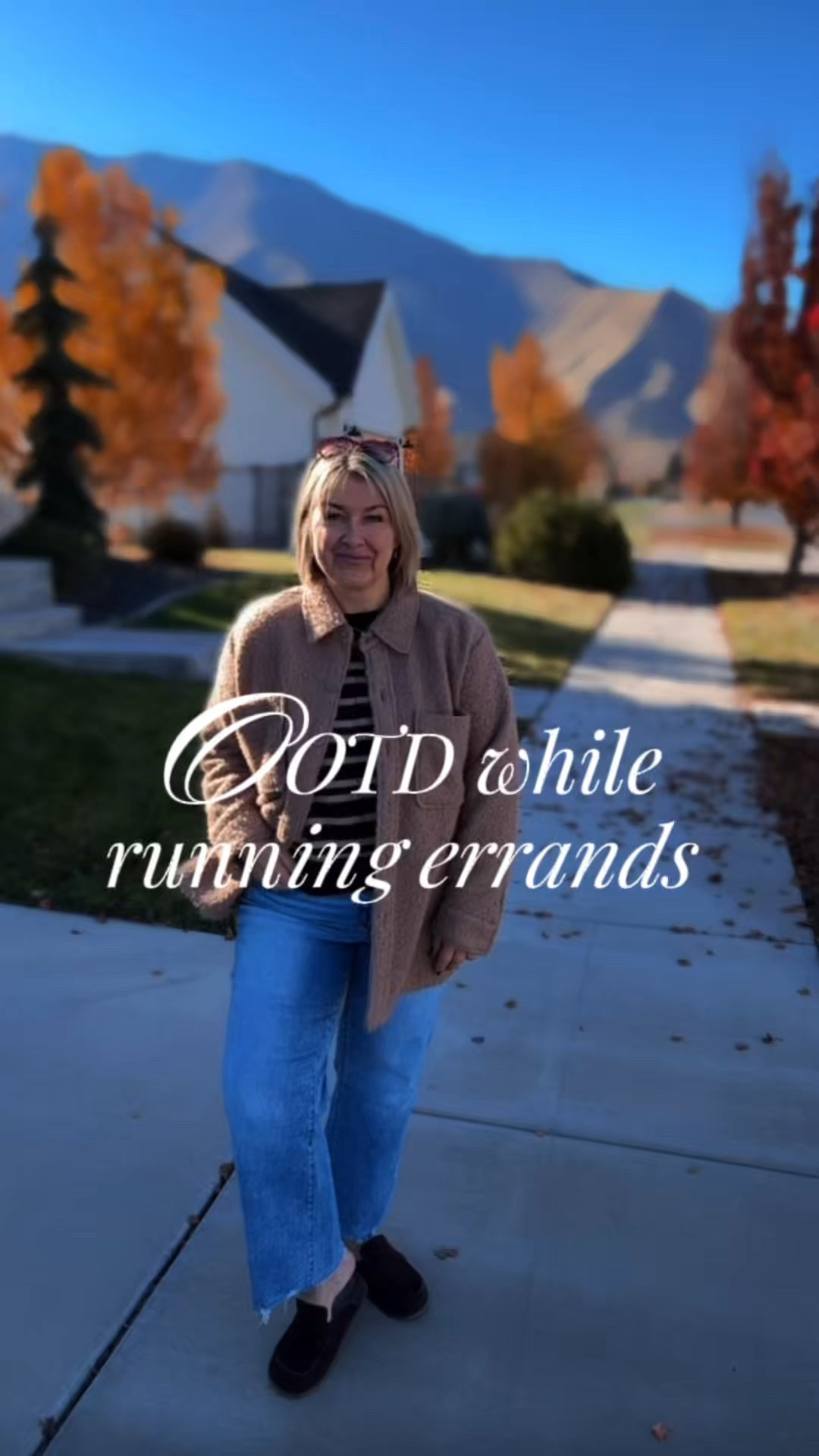 Heart heckles. ootd errand outfit. teddy shacket. cozy fall outfit. midlife style. women over 40 fashion. casual comfy look. wide leg jeans outfit. everyday fall style. mapleton fall vibes. neutral layers. target fashion finds. fall wardrobe staples. effortless street style. real life outfit inspo. comfy shoes outfit.

#LTKOver40 #LTKdayinmylife #LTKMidsize