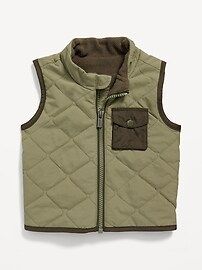 Unisex Quilted Nylon Zip Vest for Baby | Old Navy (US)