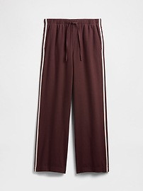 Mid Rise Linen-Blend Wide-Leg Pants | Gap Factory