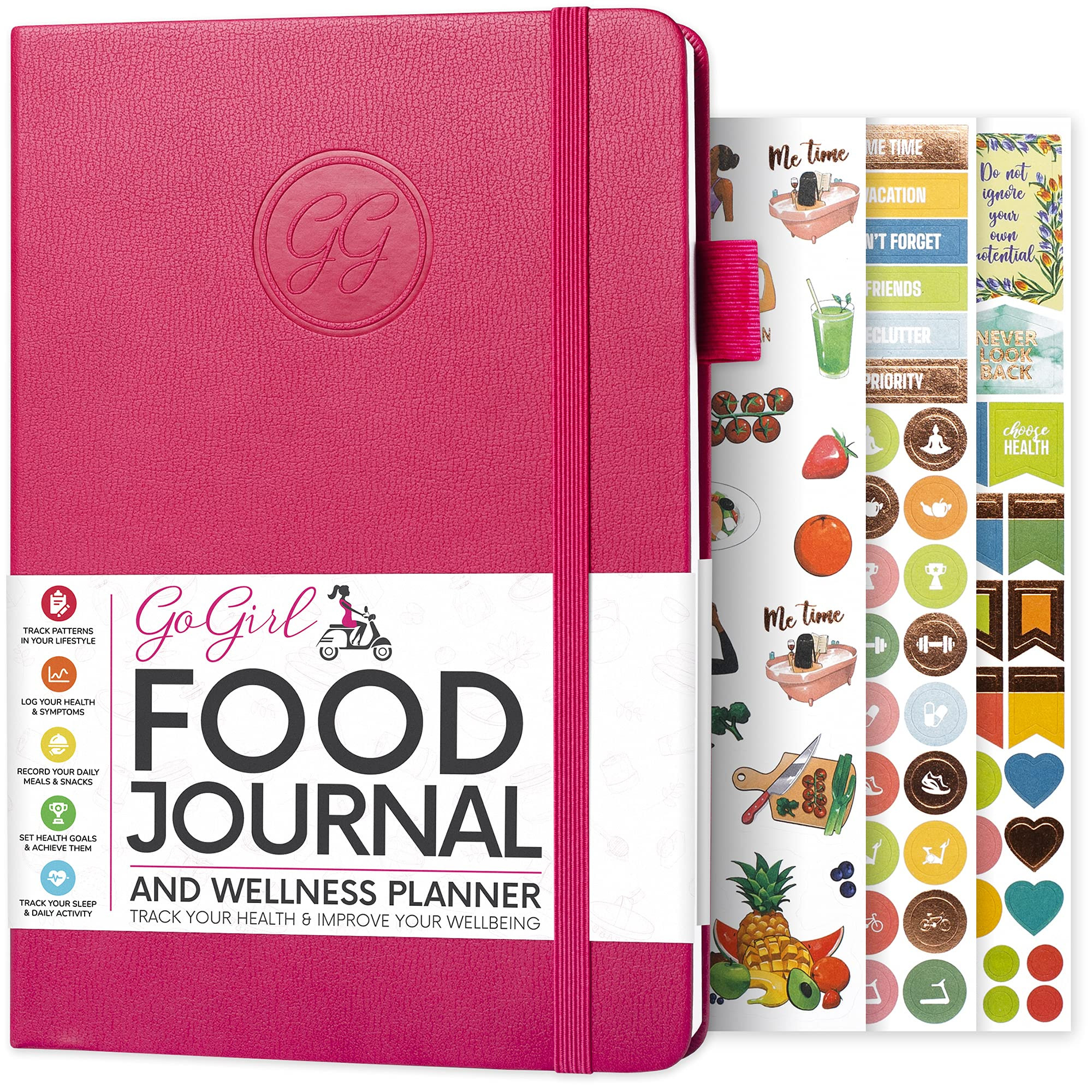 GoGirl Food Journal & Wellness Planner –– Diet & Fitness Diary – Nutrition Journal with Mea... | Amazon (US)