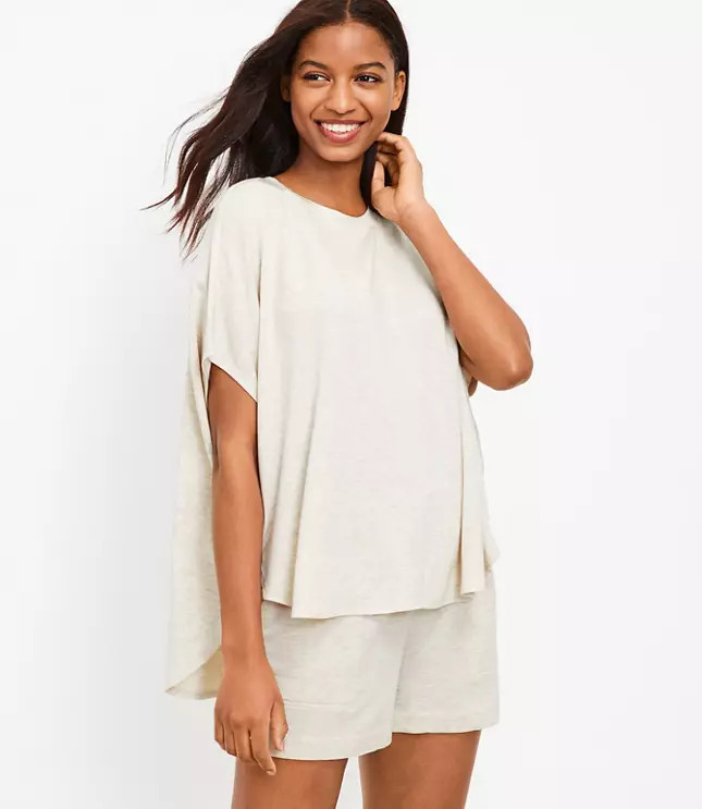 Lou & Grey Signaturesoft Lite Poncho Top | LOFT