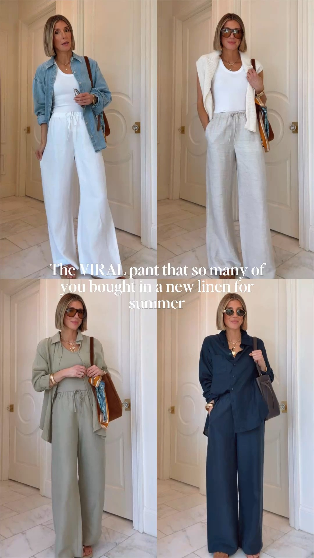 The VIRAL pants that are flattering on everyone now come in linen for spring/summer. I'm 5'7 wearing the regular length size small fit tts @Aritzia #ad #aritziapartner