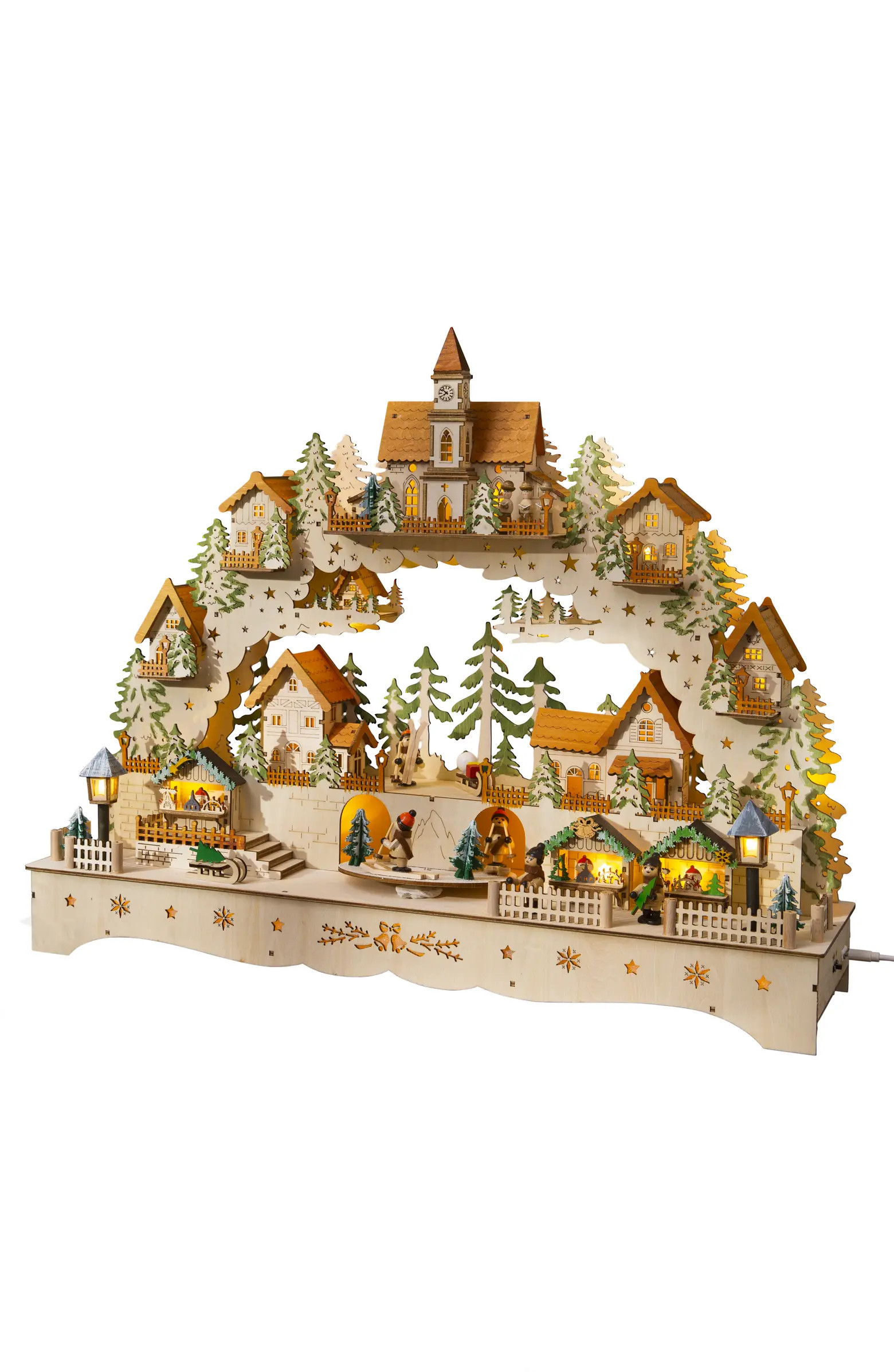 Balsam Hill Lit Wooden Animated Swiss Alps Village | Nordstrom | Nordstrom