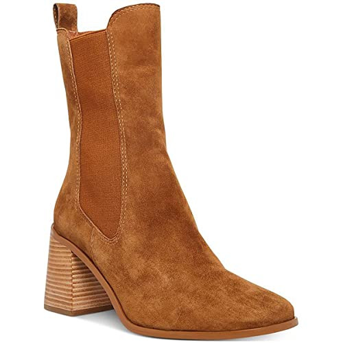 Steve Madden Women's Argent Fashion Boot, Chestnut Suede, 10 | Amazon (US)