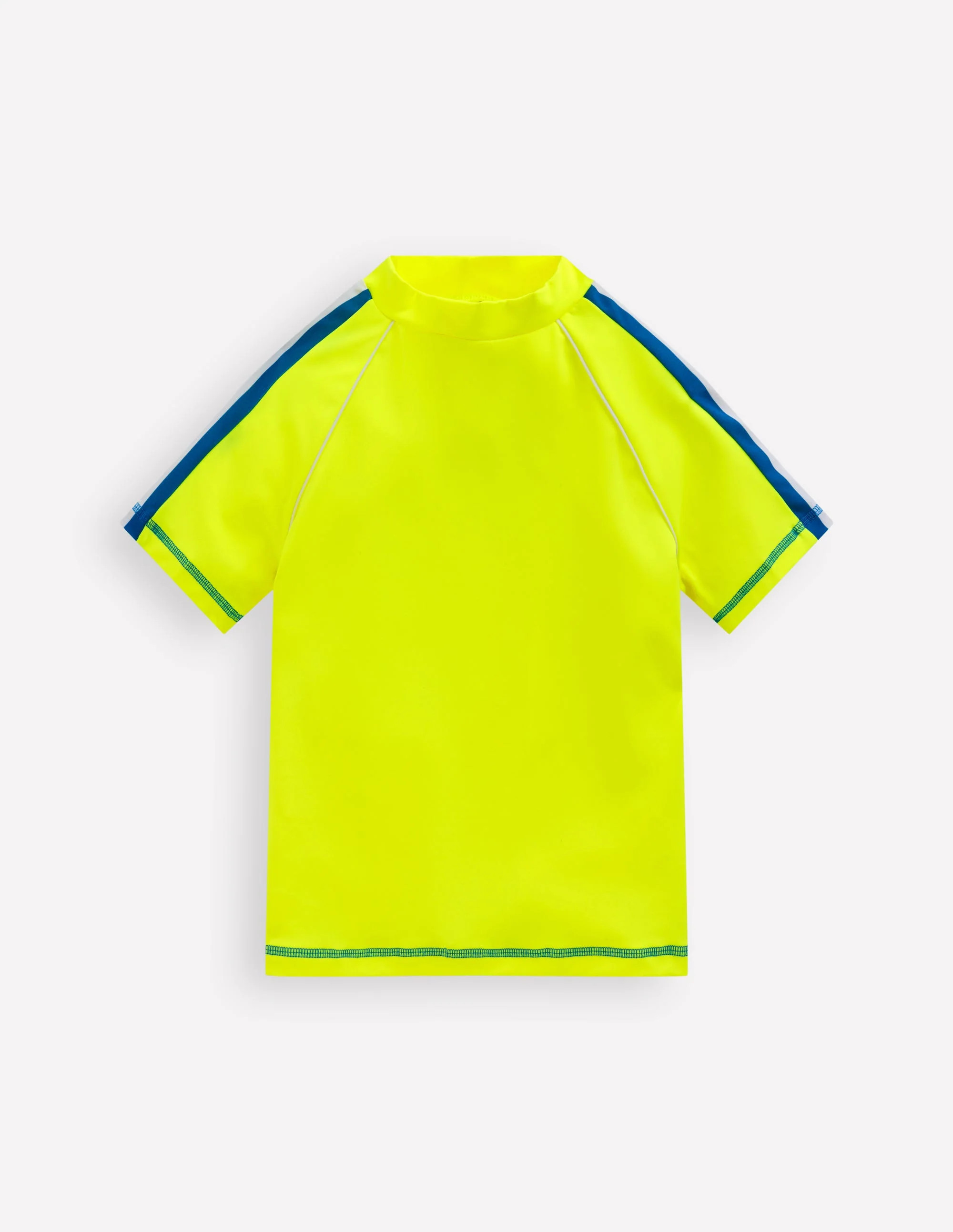 Short Sleeve Rash Vest-Acid Yellow | Boden UK
