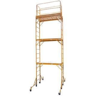 PRO-SERIES 3-Story Rolling Scaffold Tower with 1000 lbs. Load Capacity 804607 - The Home Depot | The Home Depot