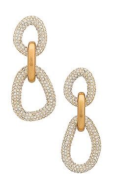 Cult Gaia Reyes Earring in Gold Clear from Revolve.com | Revolve Clothing (Global)