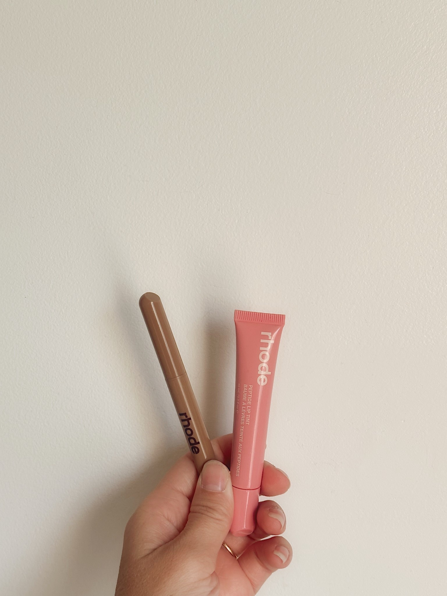 My go-to lip combo! RHODE PEPTIDE LIP SHAPE IN SHADE BALANCE & RHODE PEPTIDE LIP TINT IN SHADE RIBBON

#LTKStyleTip #LTKSaleAlert #LTKBeauty
