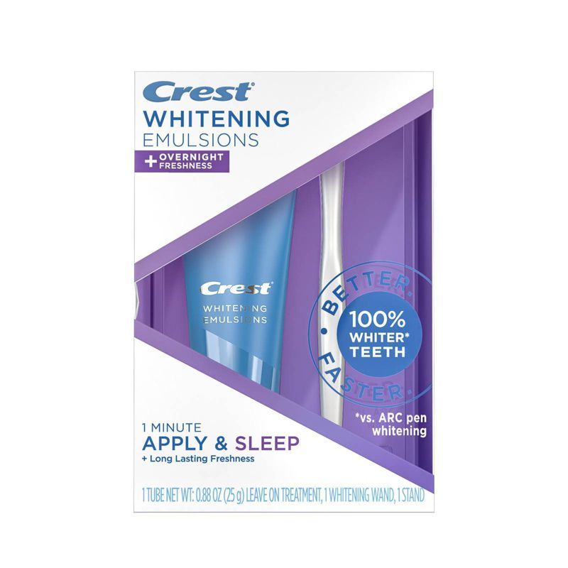 Crest Emulsions Overnight with Wand Tooth Whitening System - 0.88oz | Target