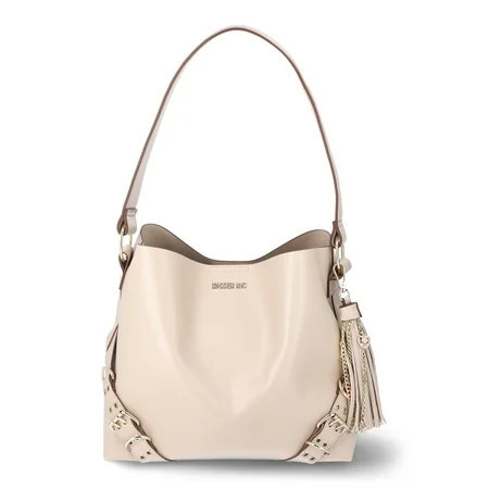 Madden NYC Women's Large Tote Handbag, Khaki | Walmart (US)