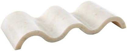 VivaTerra White Marble Wave Wine Holder | Amazon (US)