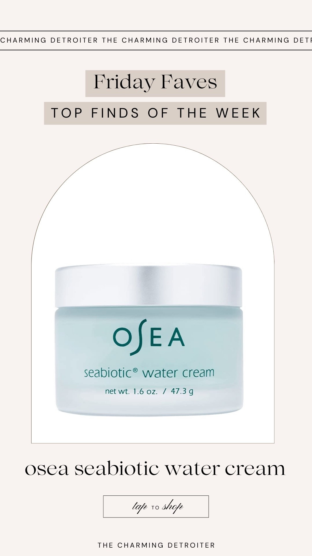 Osea seabiotic water cream

#LTKBeauty #LTKSeasonal #LTKFindsUnder100