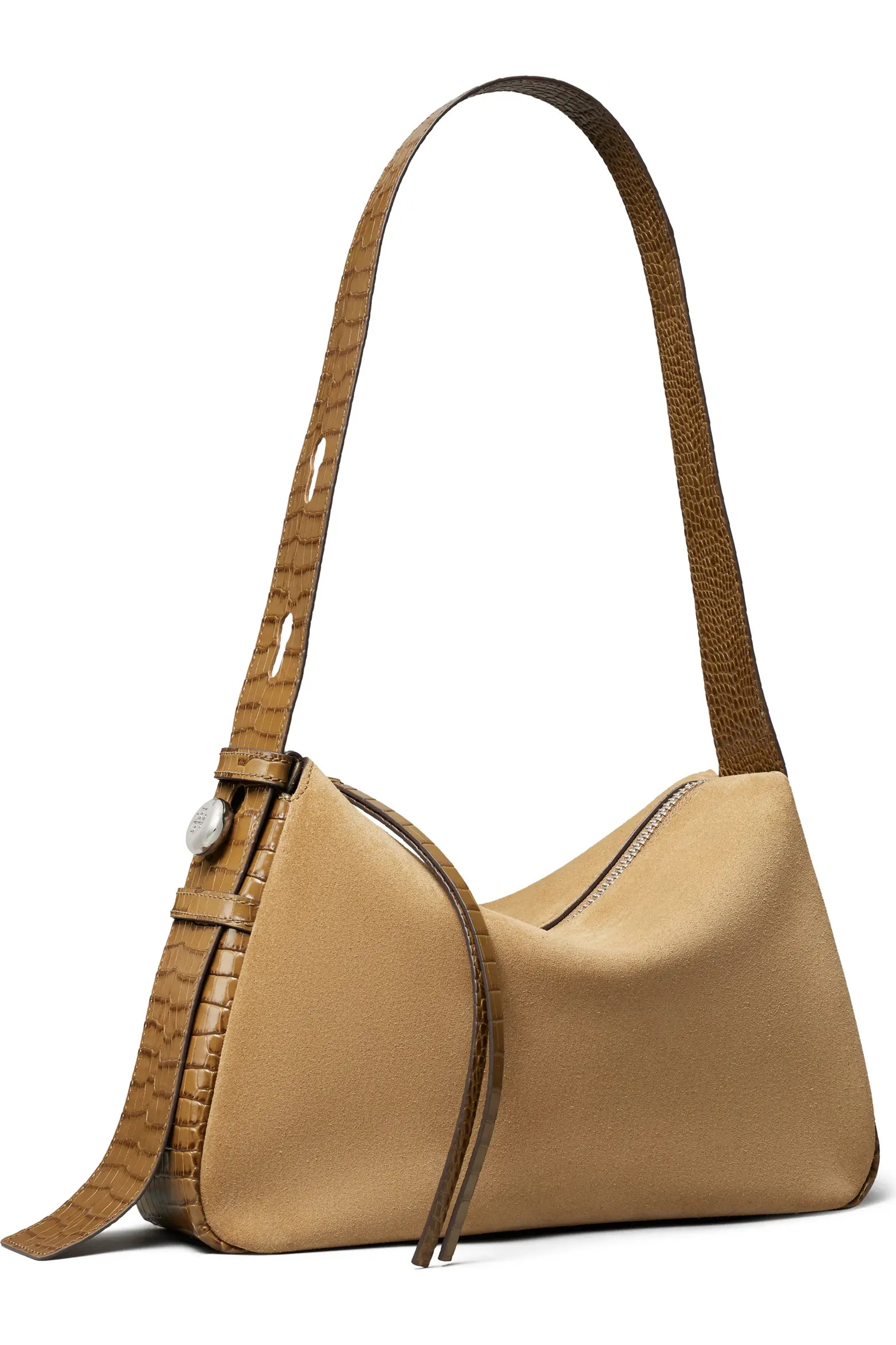 Tory Burch Romy Suede Shoulder Bag (Women) | Nordstrom | Nordstrom