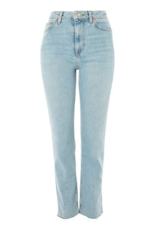 MOTO Vintage Bleach Straight Jeans | Topshop US