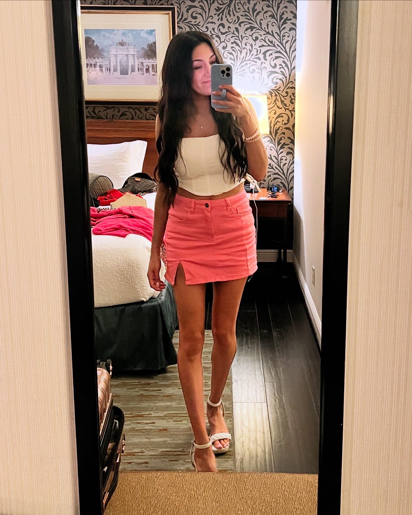 The cutest look!! 🩷🤍🩷 Oh and did I mention this is a skort!! So comfy and stretchy aaaand it comes in multiple colors! 🤩

#LTKParties #LTKFindsUnder50
