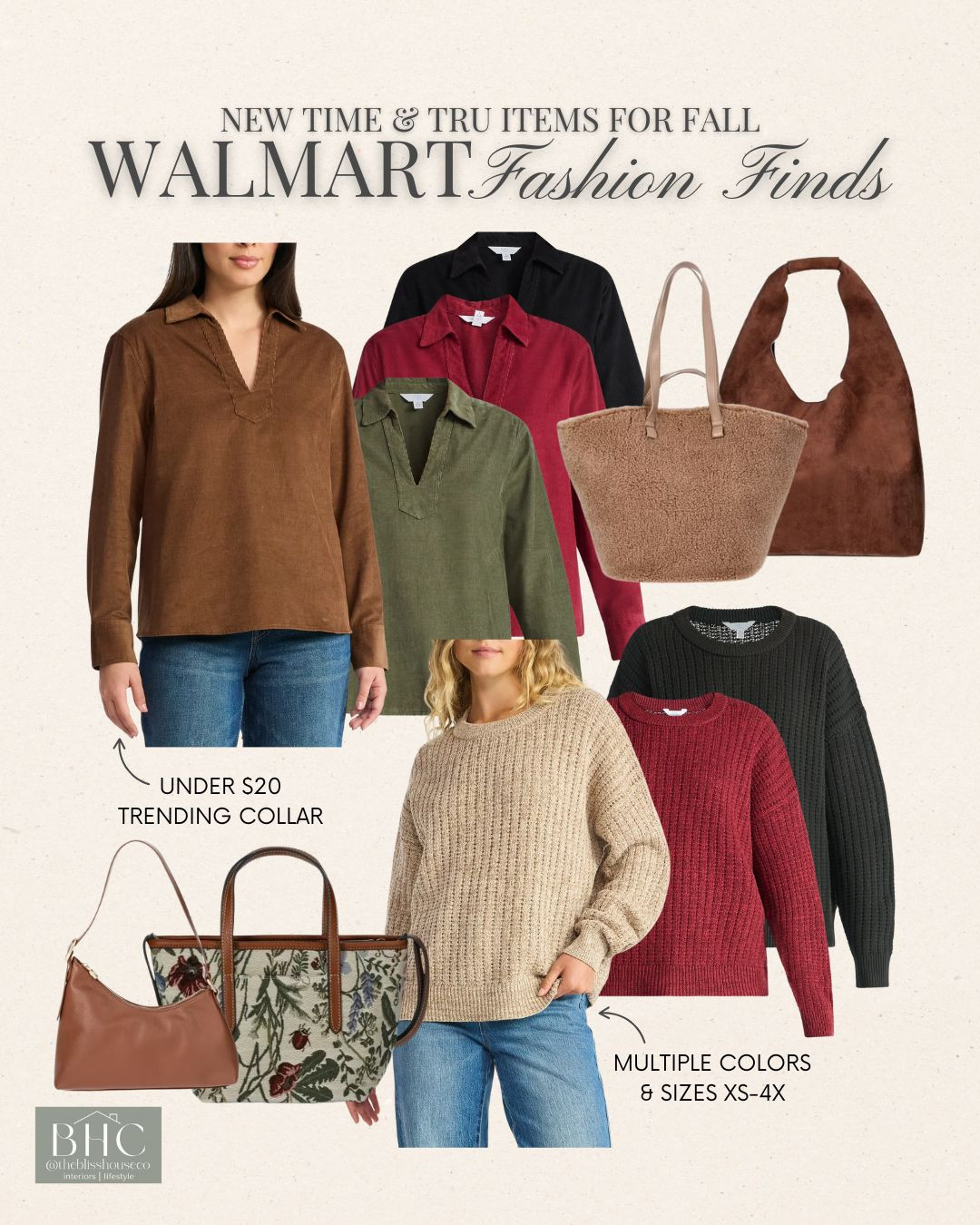 New Walmart fashion finds 🍂  fall sweaters, corduroy pants, corduroy long sleeve shirt, sherpa, affordable handbags, Walmart outfits, fall fashion, budget fashion, cozy sweaters, fall outfit ideas  

 #LTKSeasonal #LTKFindsUnder50 #LTKStyleTip