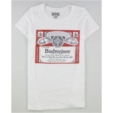 True Vintage Womens Budweiser Logo Graphic T-Shirt White 2X | Walmart (US)