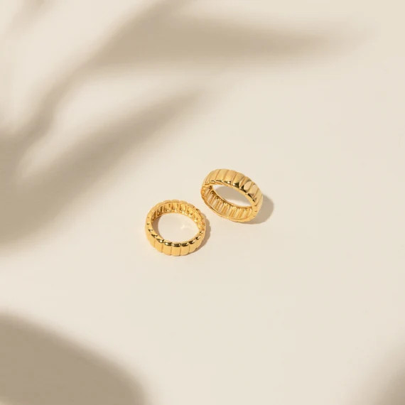 AUDREY Ring by CaitlynMinimalist • Gold Chunky Ring • A Must Have Statement Ring • Minimali... | Etsy (US)