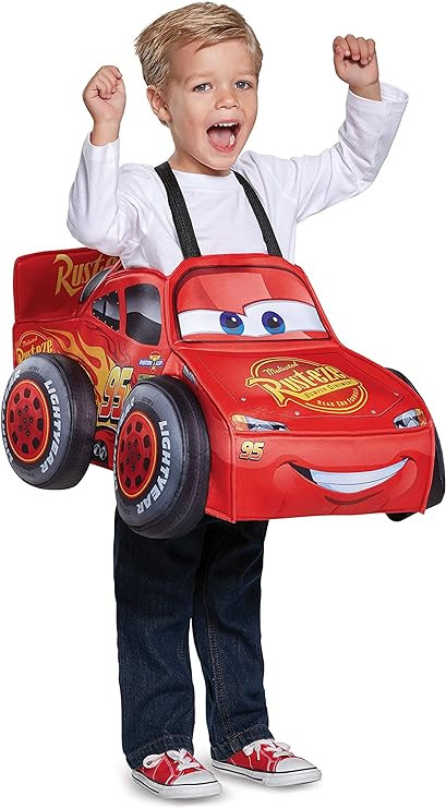 Disguise Lightning McQueen 3D Toddler Costume | Amazon (US)