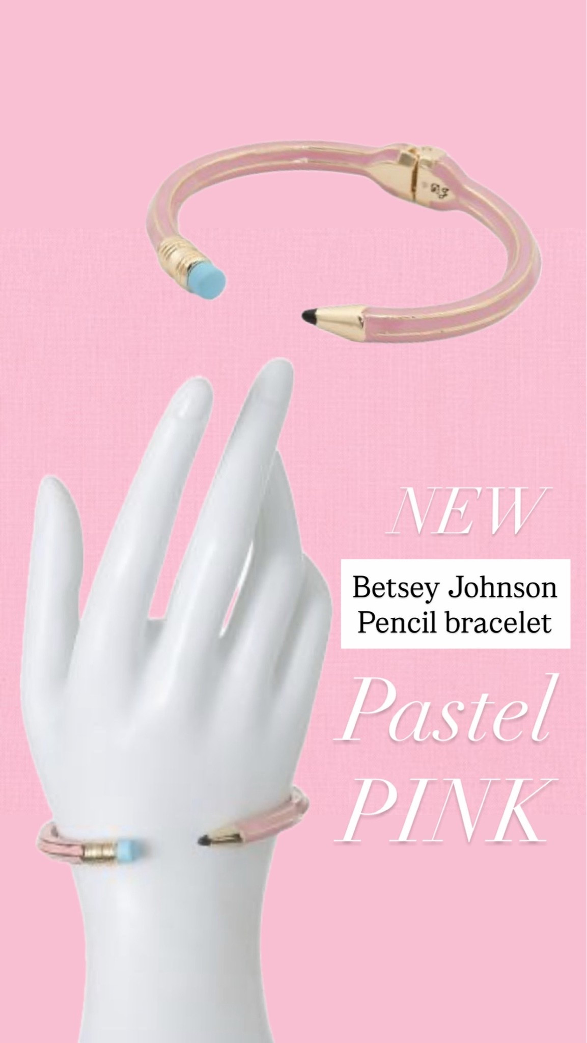 NEW Betsey Johnson Pastel Pink pencil Bracelet!!

#LTKdayinmylife #LTKSeasonal #LTKootd