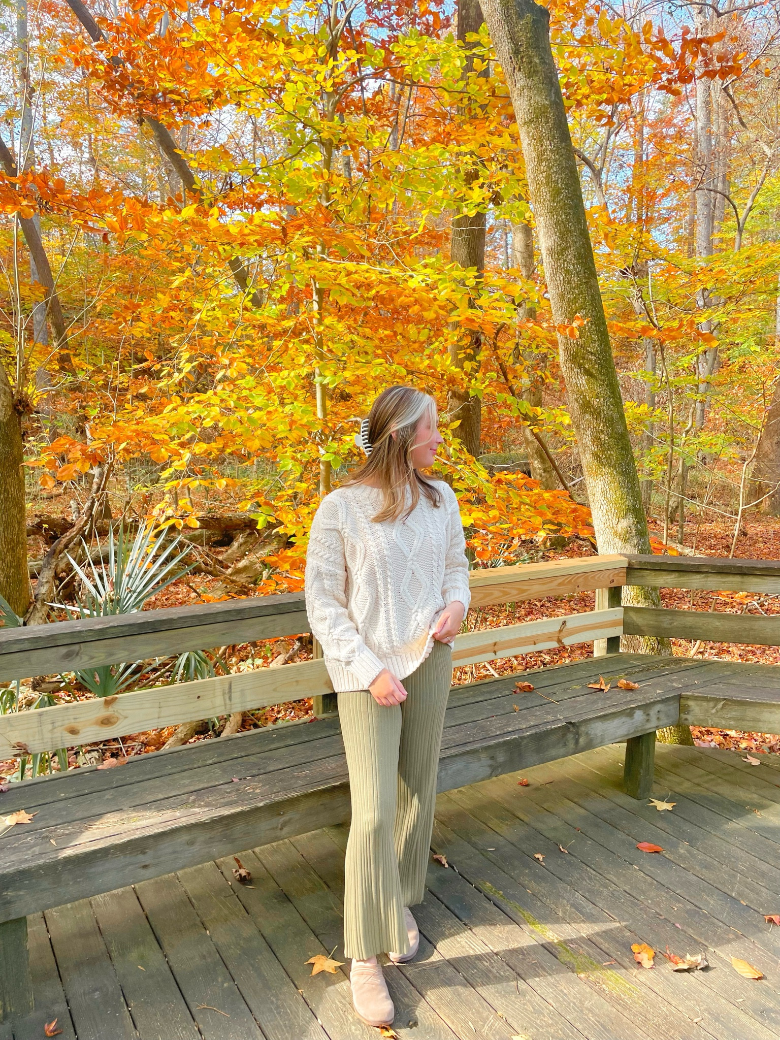 cozy sweater + knit pants 🍁🫶🏻🧡

#LTKstyletip #LTKsalealert #LTKSeasonal