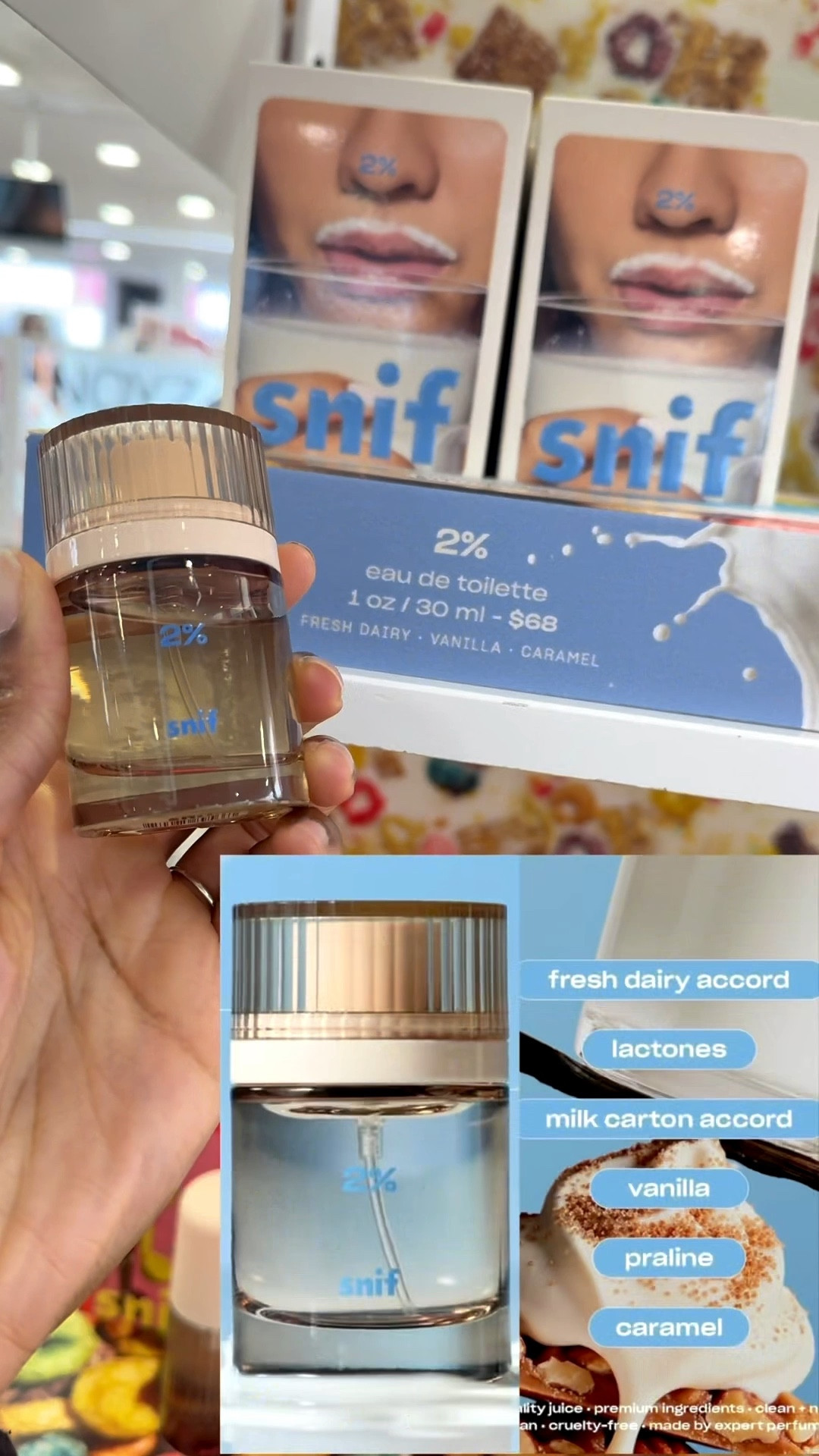 Today I’m on the hunt for the new Snif Milk + Cereal Collection at my local @ulta These have also launched on Snif.com and you can use my code: GRACE10 to save $$$ 

#LTKBeauty #LTKvlog #LTKselfcare