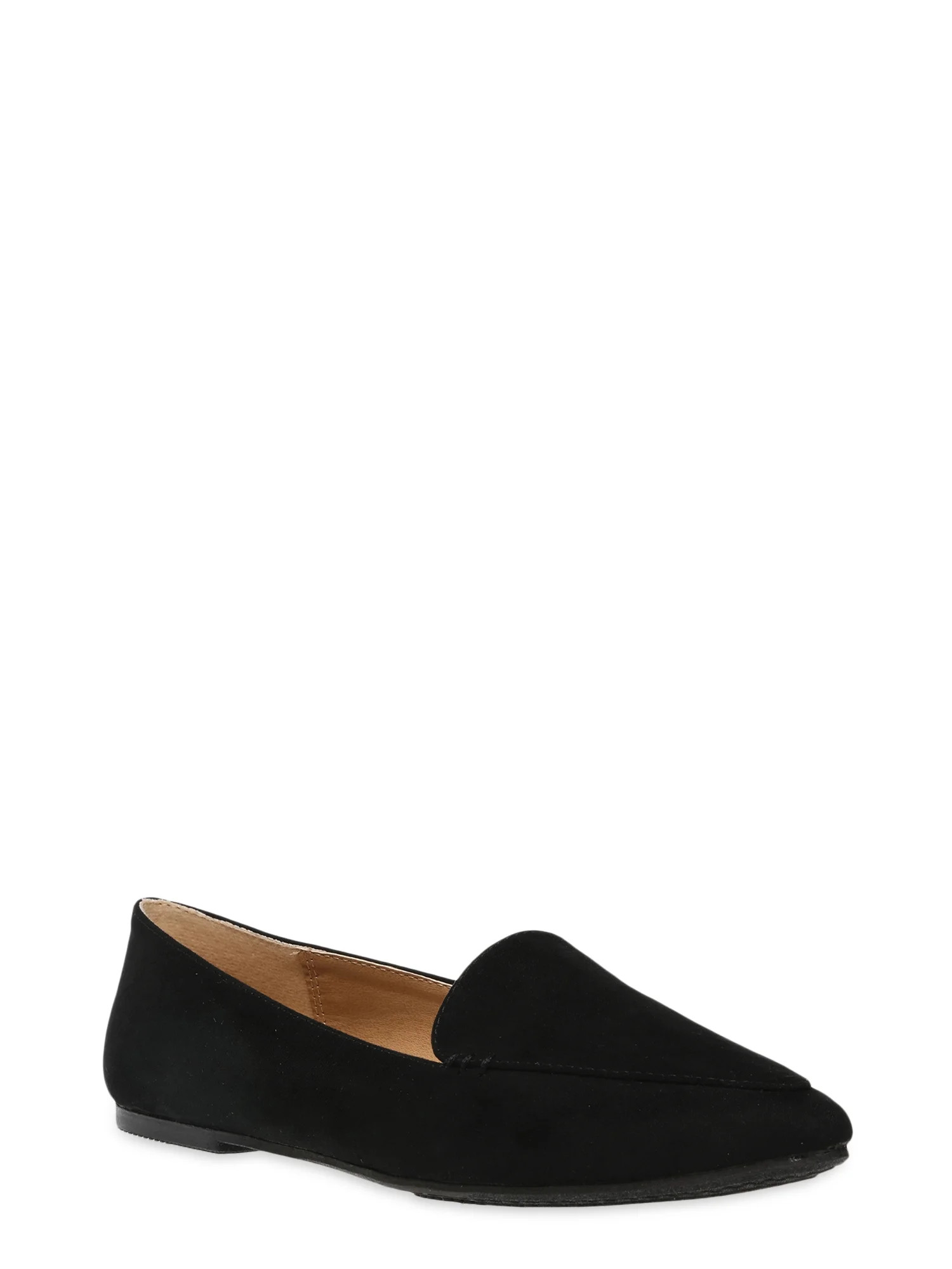 Time and Tru Women's Dress Feather Flats | Walmart (US)