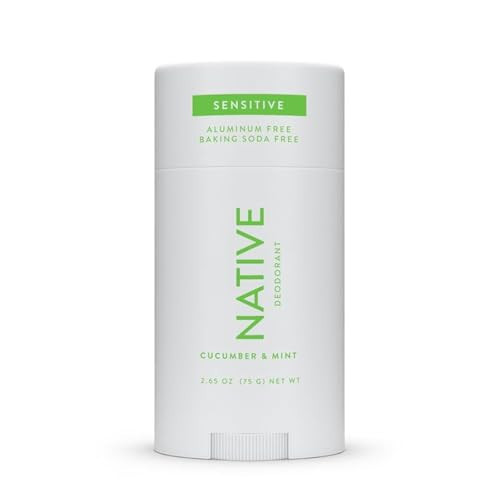 Native Aluminum-Free Clean Deodorant with Natural Derived Ingredients, 72HR odor control | Sensitive Deodorant for Women and Men | Baking Soda, Coconut Oil, Shea Butter | Cucumber & Mint | Amazon (US)
