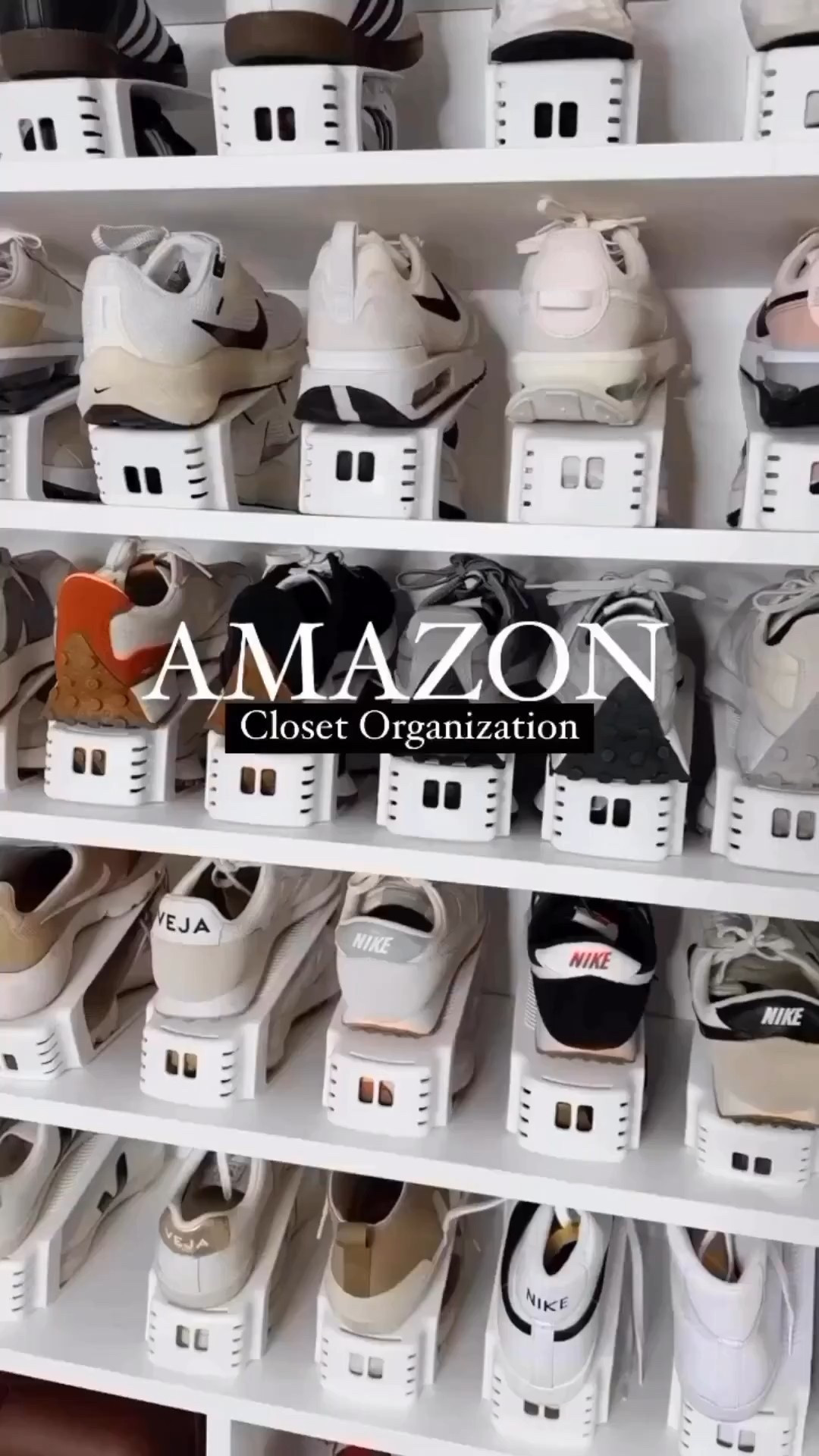 Amazon closet organization 
perfect for making more space in your shoe closet 


#LTKHome #LTKU #LTKSeasonal