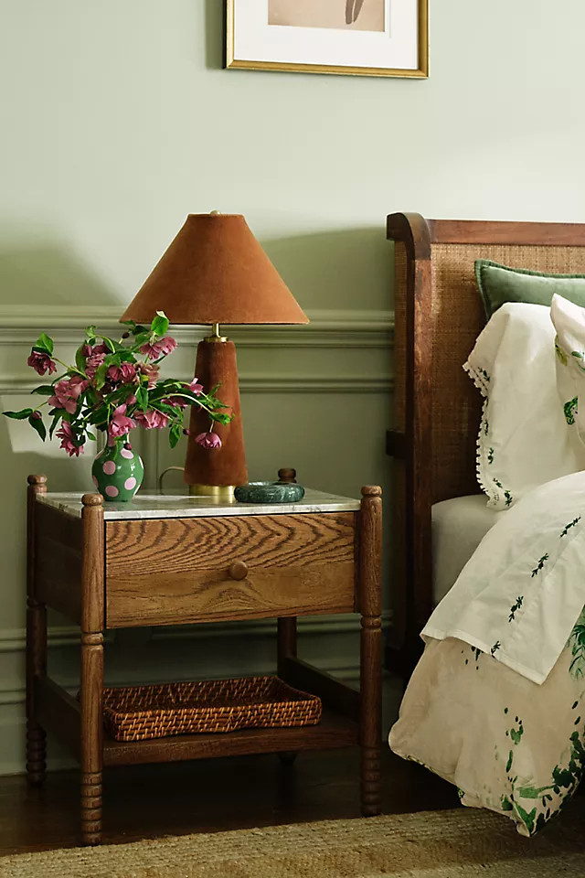 Amelia Marble Top Nightstand | Anthropologie (US)