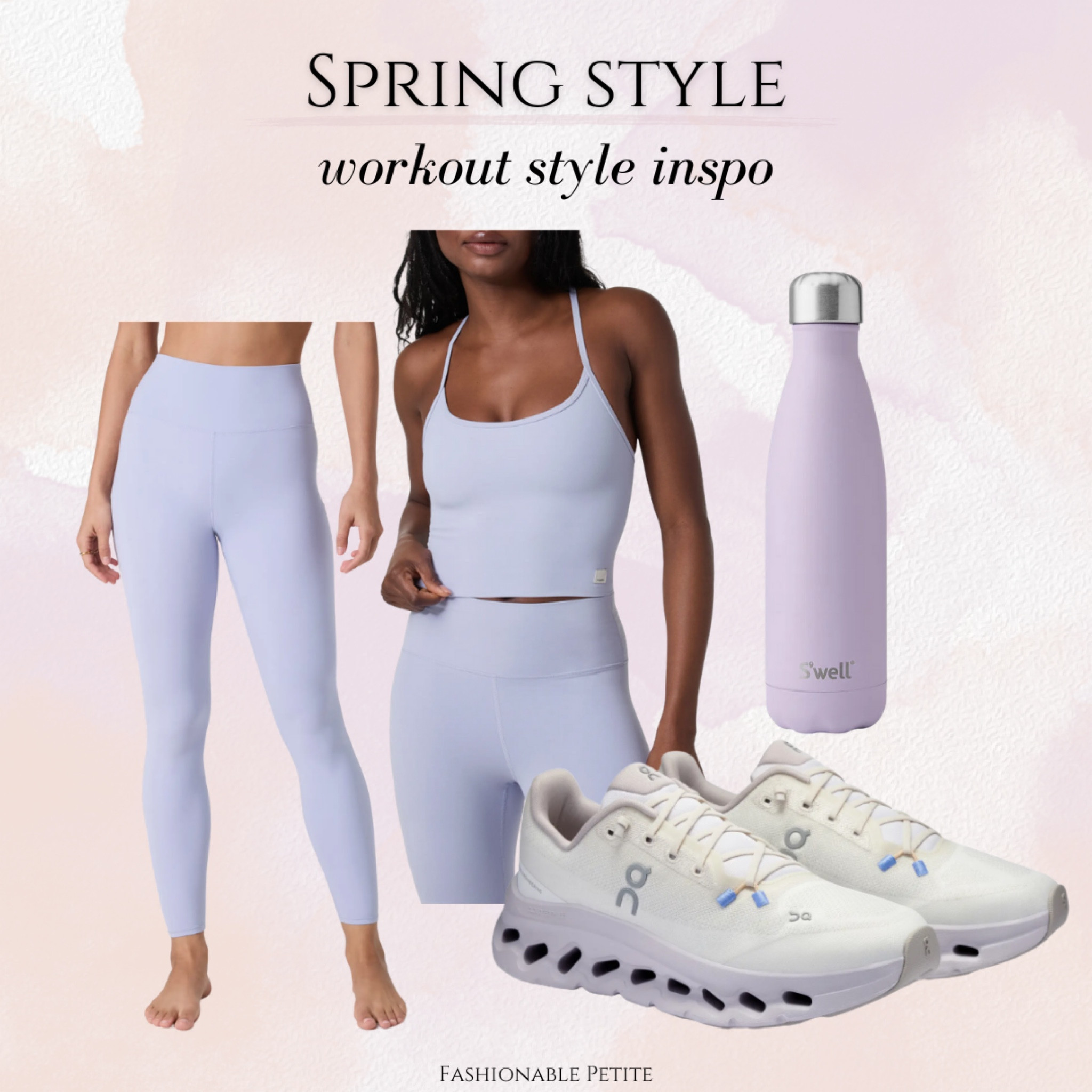 Spring workout outfit featuring lilac and light purple colors!
Workout, workout outfit, workout leggings, vuori, sports bra, on running shoes, gym outfit 

#LTKFitness
