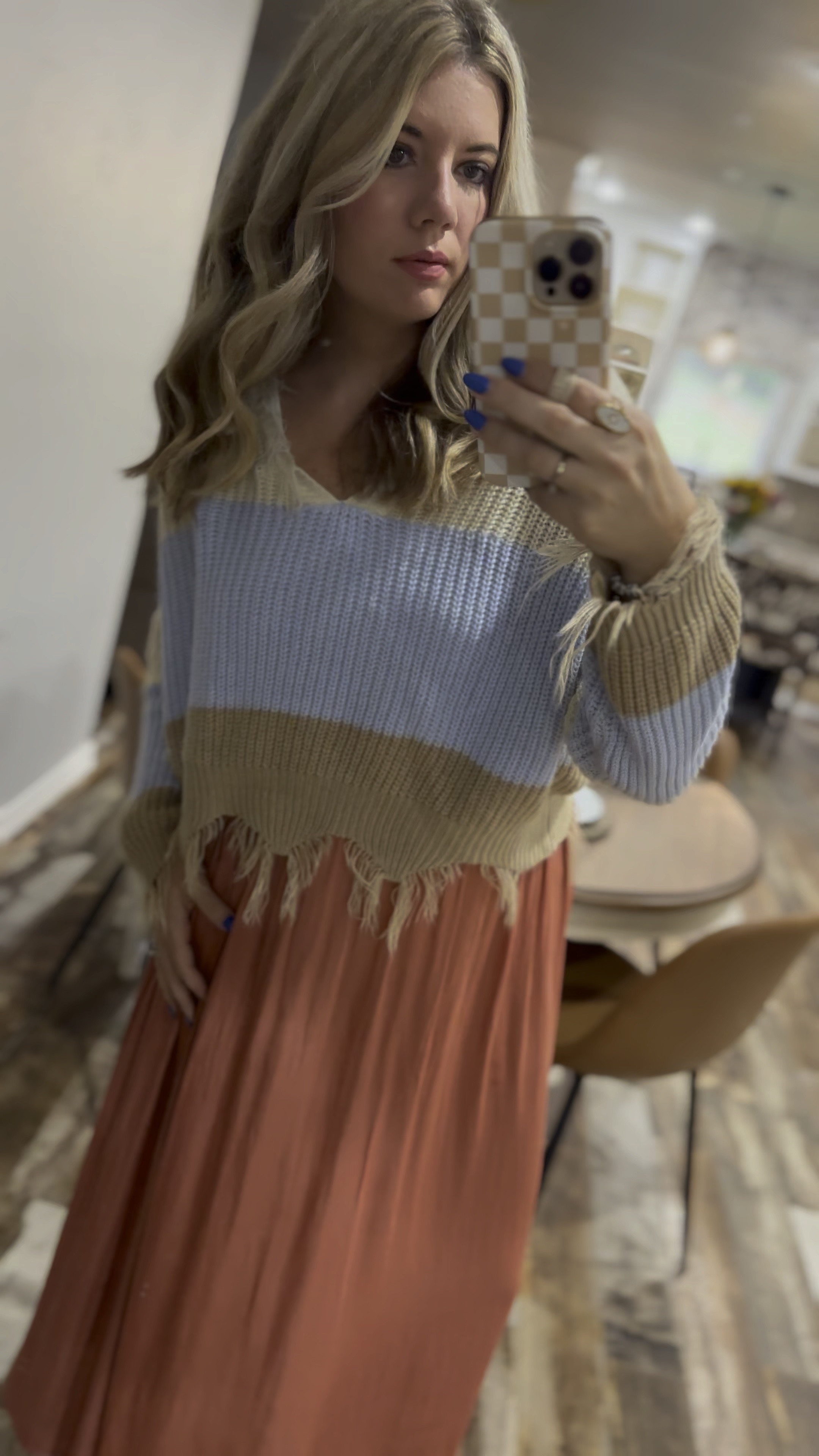 Sunday church fashion, church outfit, maxi skirt, striped sweater, white cowboy booties, mom style

#LTKstyletip #LTKmidsize #LTKshoecrush