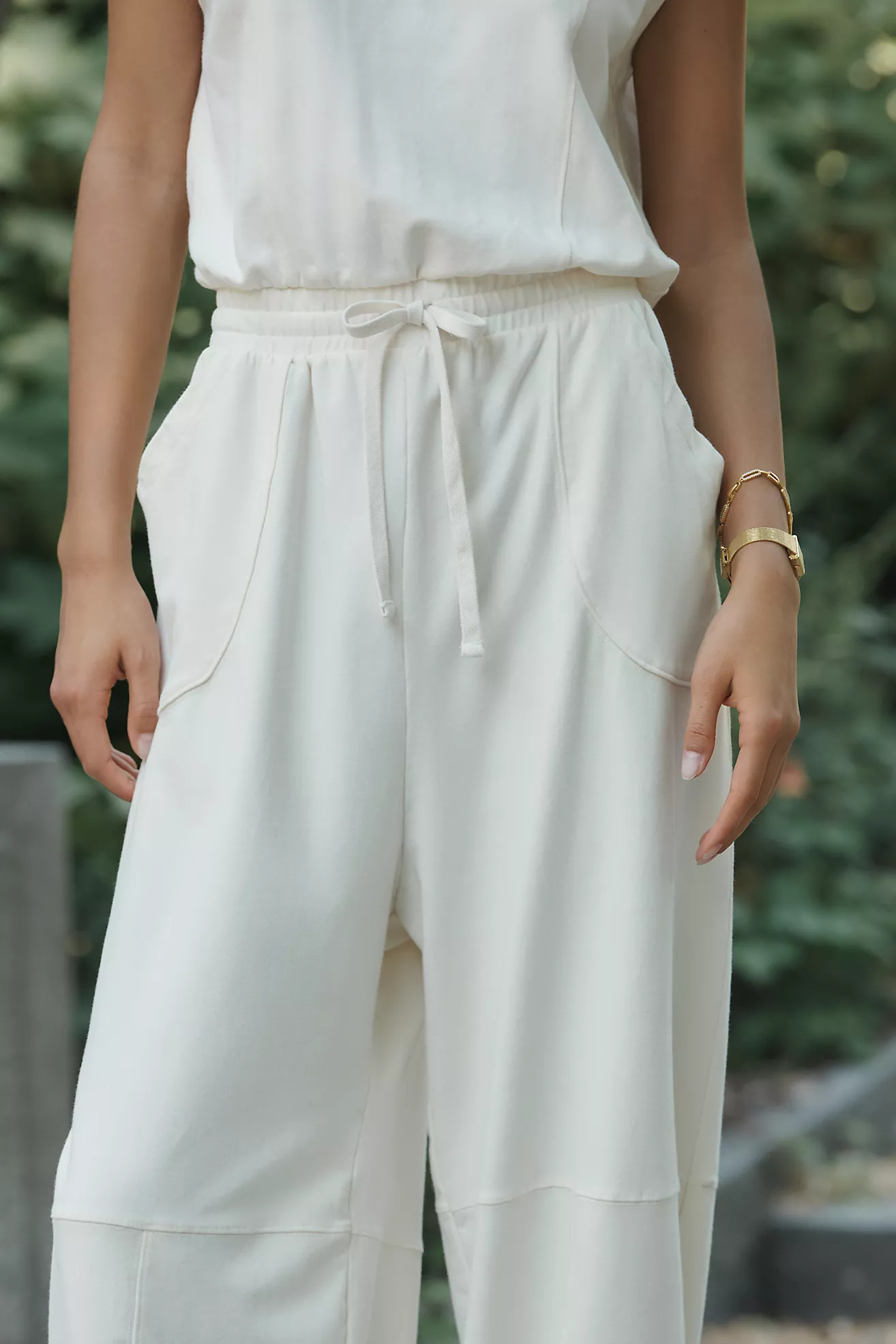 Daily Practice Short Sleeve Knit Jumpsuit | Anthropologie (US)
