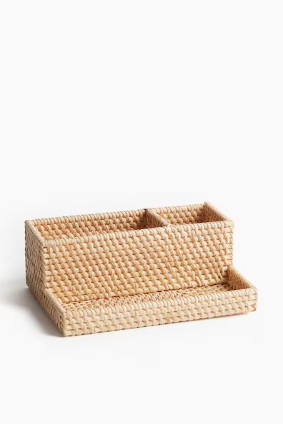 H & M - Rattan Organizer - Beige | H&M (US + CA)