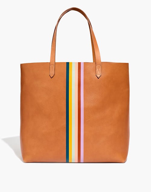The Transport Tote: Rainbow Stripe Edition | Madewell