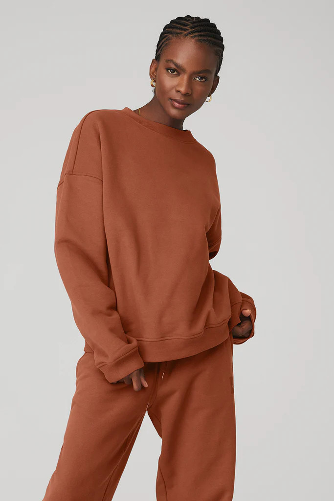 Renown Heavy Weight Crew Neck Pullover | Alo Yoga (US)