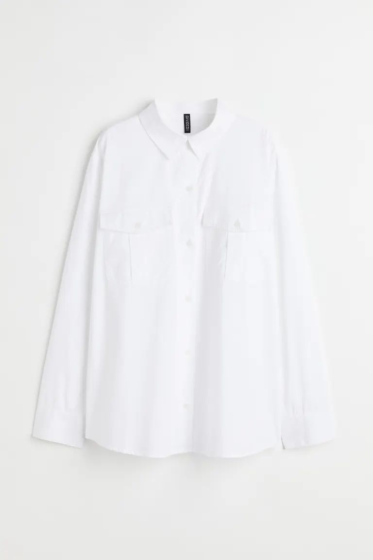 Poplin shirt | H&M (UK, MY, IN, SG, PH, TW, HK)