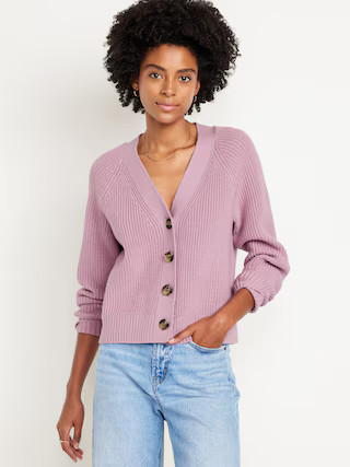 Shaker-Stitch Cardigan | Old Navy (US)