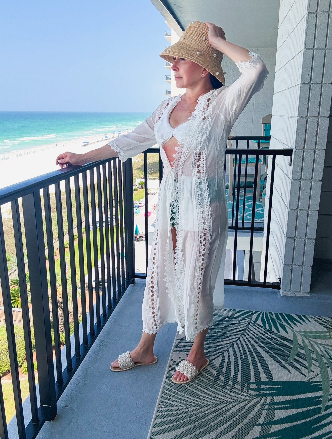 The one accessory that makes every beach outfit look expensive 👒✨
…and it’s on sale right now.
Linked on my LTK.

Amie Pagan, San Diego Hat Company, pearl studded hat, resort wear, 

#LTKSaleAlert #LTKootd #LTKTravel