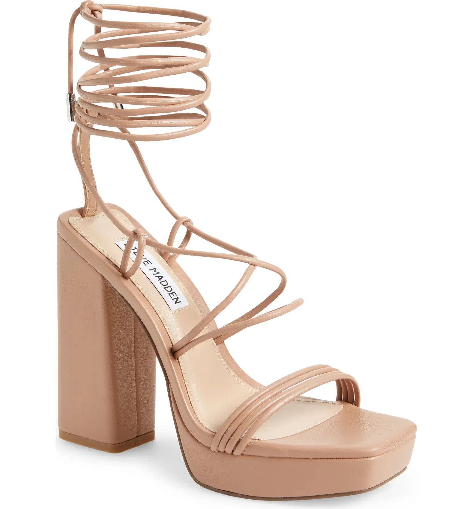 Steve Madden Manzie Platform Ankle Tie Sandal | Nordstrom | Nordstrom