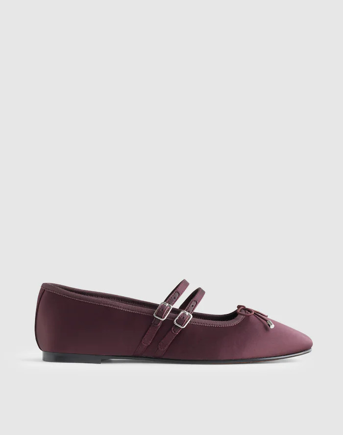 The Greta Double-Strap Ballet Flat | Madewell