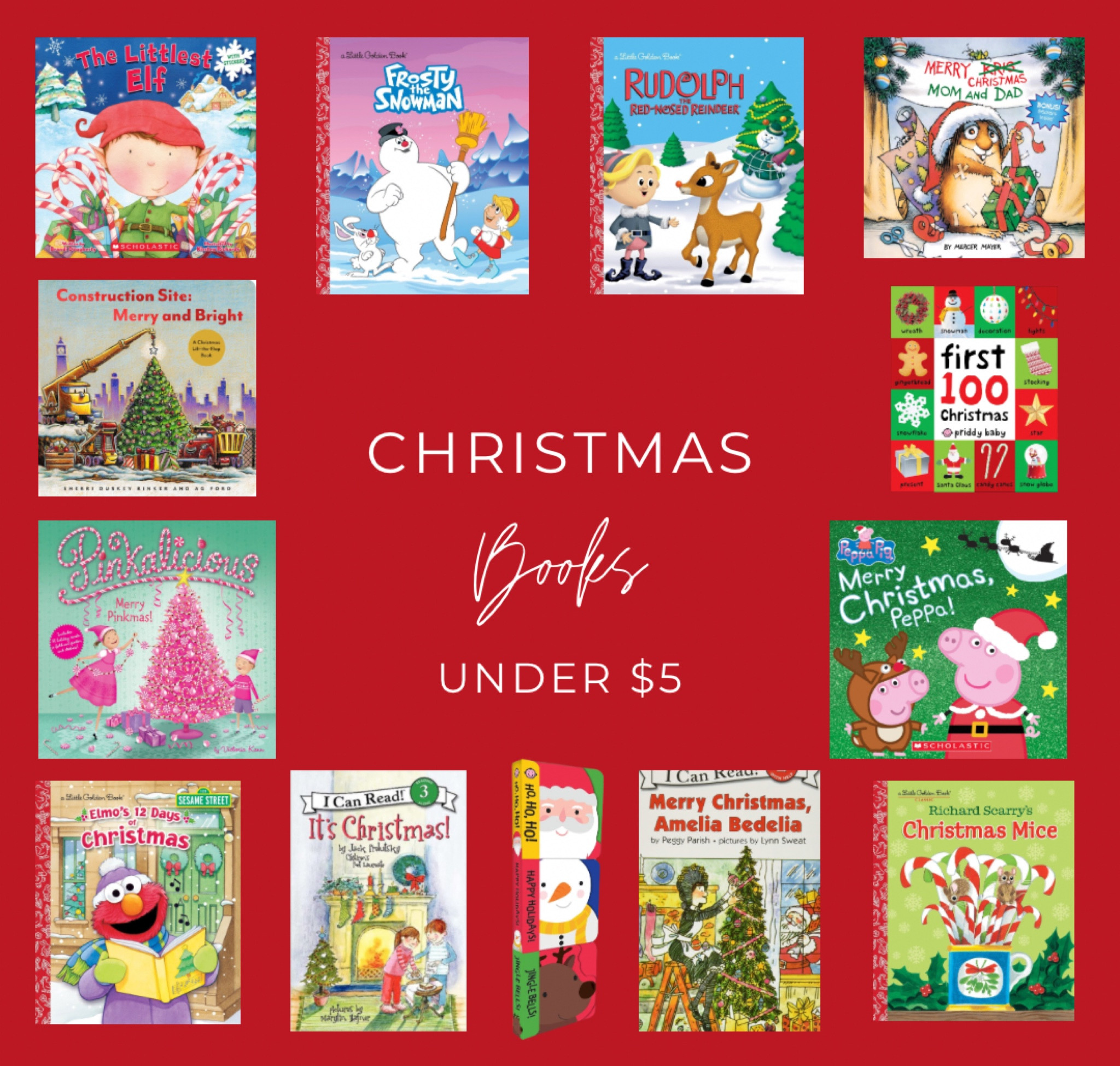 Run!  Christmas books under $5!!! What a steal!

Amazon / books for kids / book rec / kids / Christmas / holiday / home library 

#LTKSeasonal #LTKHoliday #LTKKids