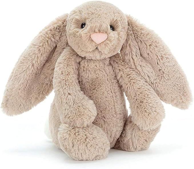 Jellycat Bashful Beige Bunny Stuffed Animal, Small, 7 inches | Amazon (US)