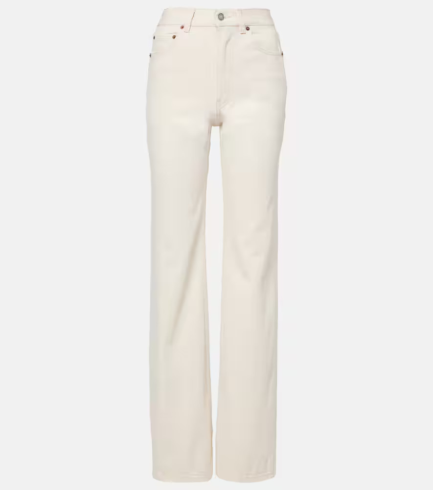 Saint Laurent 70's high-rise straight jeans | Mytheresa (US/CA)
