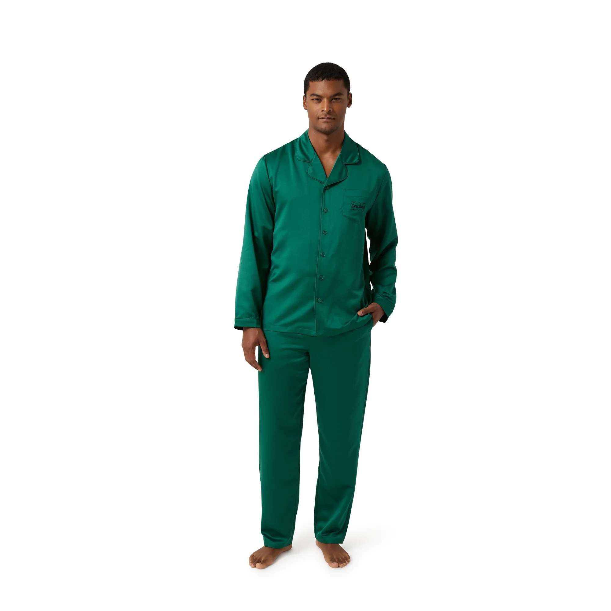 Dogg Supply by Snoop Dogg Poly Satin Men's Sleep Set - Walmart.com | Walmart (US)