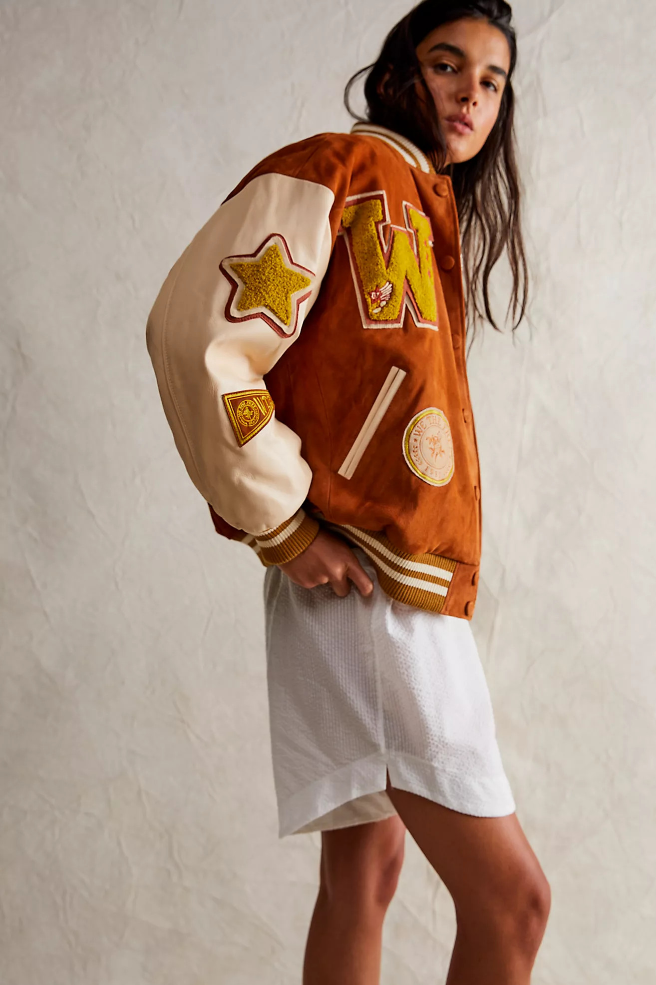 We The Free Jackie Varsity Jacket | Free People (Global - UK&FR Excluded)