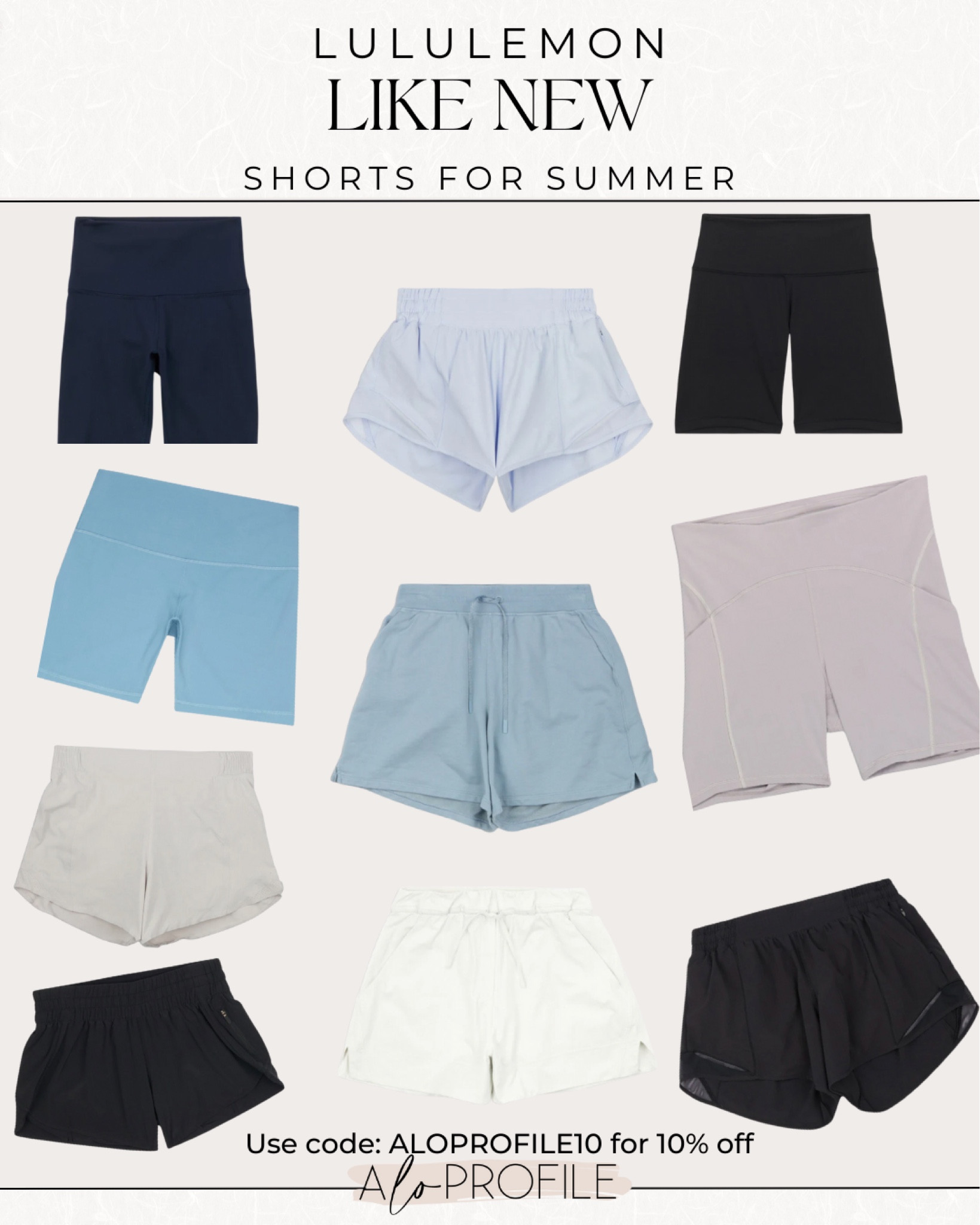 PROMO CODE: ALOPROFILE10 to save 10% site wide!! Including links to everything I bought here, but since everything from @lululemon Like New is sort of ‘one of a kind’ I’m linking to category pages as well & then including style names (& my sizes) below. #lululemoncreator #ad #lululemonlikenew